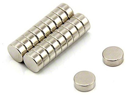 N42 Neodymium Magnet for Arts, Crafts, Model Making, DIY, Hobbies, Office, and Home - 10mm dia x 4mm thick - 2.3kg Pull - Pack of 20