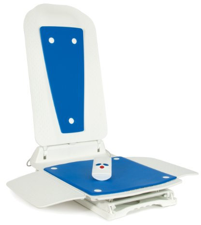 Sollevatore da Vasca, Resistente, Stabile, Strumento di Ausilio per Entrare/Uscire dalla Vasca, Colore Bianco/Blu