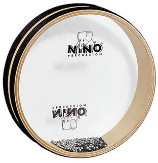 NINO® Sea Drum 8, natur , NINO44 | Musikinstrument für Kinder ab 3 Jahren, Durchmesser 8 Zoll, Siam Eiche