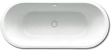 Kaldewei Badewanne Centro Duo Oval Modell 128-1 180 x 80 x 46 cm, alpinweiß mit Perl-Effekt