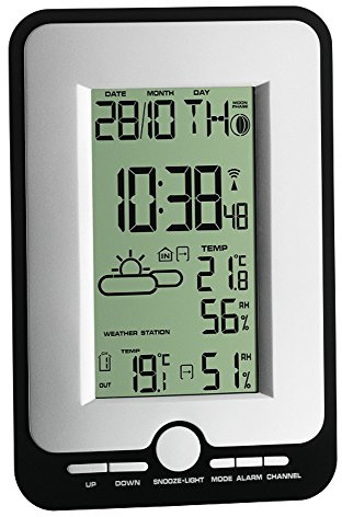TFA Dostmann Funk-Wetterstation Multy 35.1134.10 (Silber-schwarz)