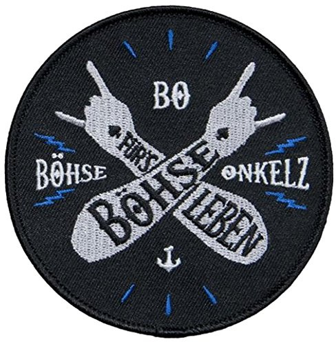 Böhse Onkelz - Böhse für´s Leben - Salute Aufnäher/Patch