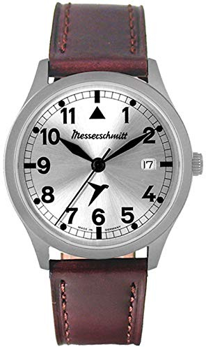 Messerschmitt Aristo Herren Uhr Fliegeruhr ME-381B Leder