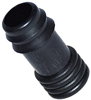 Manguera de jardín Conexión rápida Conecte del enchufe de la manguera de irrigación de jardinería 1/2 Sello de agua de la manguera con el tapón de riego de la manguera de plástico Cerrar 100 PCS