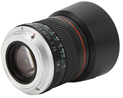 Entatial Obiettivo per Fotocamera ad Ampia Apertura, innesto EF 85mm F1.8 Obiettivo per Ritratti Full Frame 9 Elementi 7 Gruppi Heavy Duty per Fotocamera 5D4