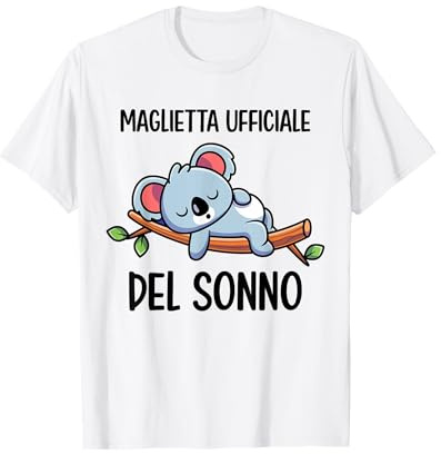Koala Camicia da Notte Dormire Ufficiale Maglietta