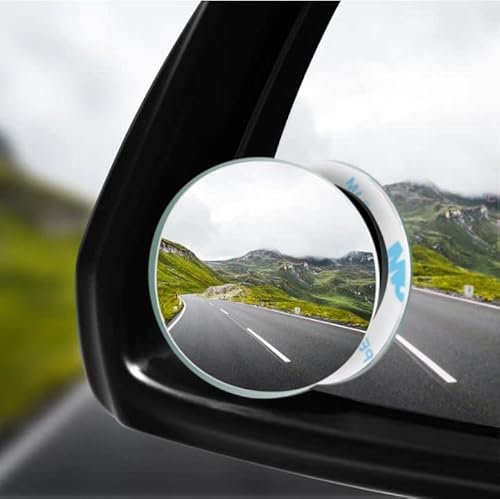 LT2CP Blind Spot Mirror For Cars Vans Universal 360° Rotatable Adjustable Wide Angled Rear View Mirror Side View mirror for Learner Drivers and Driving Tests