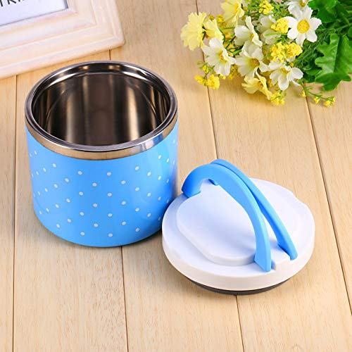 Pranzo al sacco isolato in acciaio inossidabile Contenitore per alimenti caldi Contenitore per il pranzo isolato Secchio per il pranzo adatto per il campeggio in ufficio per adulti