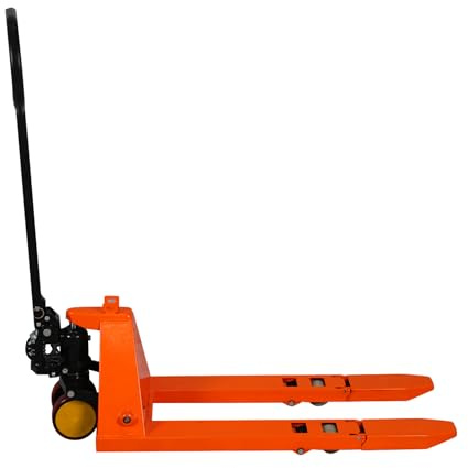 Tory Carrier Narrow Pallet Truck, Manual Hand Truck, Mini Pallet Jack, Foldable Handle and Forks 2200lbs Capacity 31.5 Lx15 W Froks