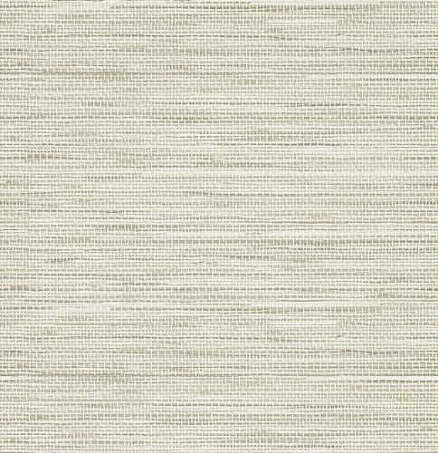HueBurst Grasscloth Peel and Stick Wallpaper 17.3 x 197 Renter Friendly, Cream Textured Grassweave Wallpaper Self Adhesive Removable for Bathroom Bedroom