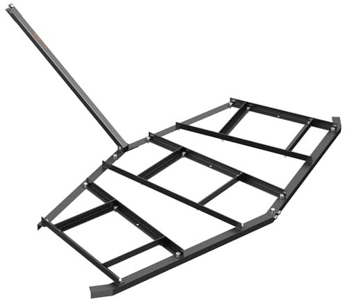 VEVOR Nivelliermaschine für gezogene Auffahrt für Herpice 2200 mm in Q235, Landwirtschaftliche Bodenwaagerechte aus Stahl Tragkraft max. 22,5 kg, Nivellierung für ATV, UTV, Rasen-Gartentraktor