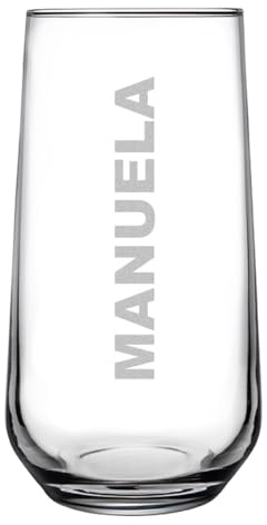polar-effekt Longdrink Glas 470 ml mit Gravur - spülmaschinenfestes Trinkglas - transparentes Glas für Drinks, Cocktails und Saft - ideal als Geschenk - BPA-Frei