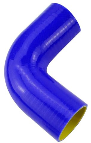 Admisión Aire 2,0 51mm Codo De 90 Grados Manguera De Silicona Tubo Turbo Admisión Negro Azul Entrada Aire Coche