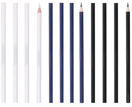 ARROMI 12 Stück Schneiderkreidestift, Schneiderkreide, Nähkreide Stoffkreide, Nähkreide Nähmaschinen,Kreidestift Schneid Trickmarker, für Schneiderei,Nähen,Stoff,Handwerk(3 Farben)