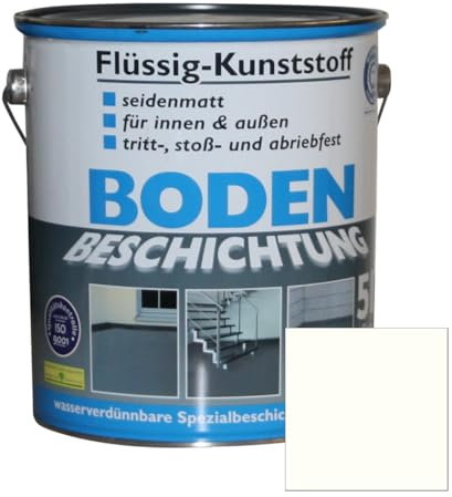 Dynamic24 Rivestimento in plastica liquida, 5 litri, 50 m², rivestimento in calcestruzzo, rivestimento per pavimenti, corridoio, massetto, per interni ed esterni, cantina, terrazza, cantina, pavimenti