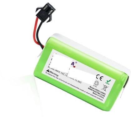 RTDMND Batería De Iones De Litio para Aspiradora, Compatible con Conga Excellence 990, 1090 Y 1990 (14,4 V, 2600 MAh)