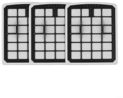 Lot de 3 filtres de rechange pour aspirateur traîneau sans sac compatibles avec Eureka pour NEN180 pour une puissance de nettoyage supérieure