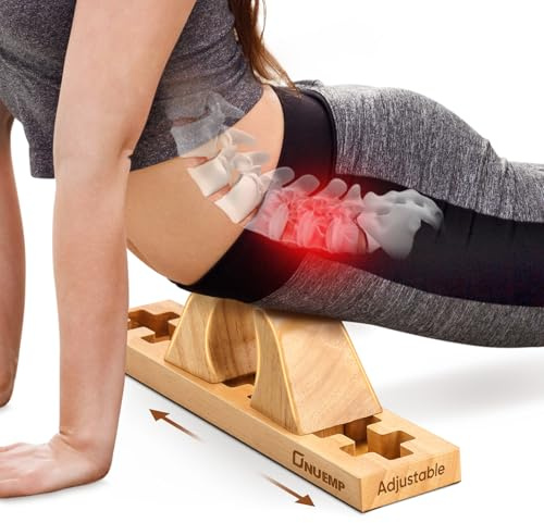 Psoas Massage Tool Hip Release Faszienstab Holz Punktmassage | Hip Psoas Massagegerät 2 Massageköpfe 12 verstellbaren Muskel Rastlöchern,Lliacus Faszien Release,Hüftbeuger,Gesäß,Neck,Buche