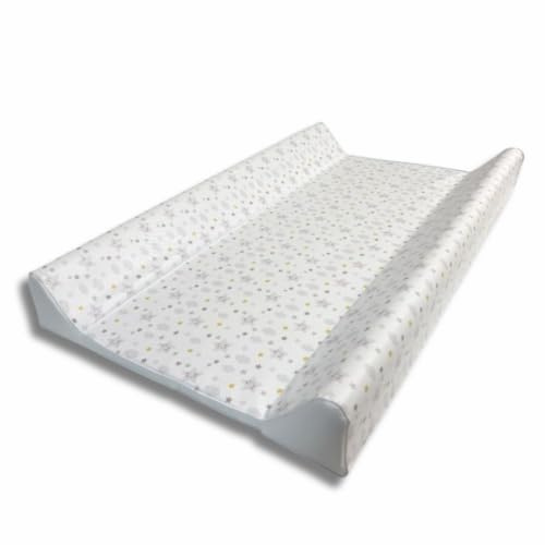 PALLA PALLINA Materassino Fasciatoio Per Cassettiera Con Sponde AntiCaduta 80X9X48 Cm Materasso Neonato 100% PVC Impermeabile Lavabile Made in Italy (NUVOLETTA)