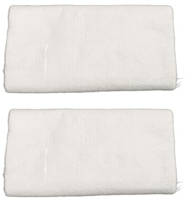 Hamwesh Tuyau de Silencieux D'échappement en Fibre de Verre pour Voiture et Moto, adapté au Tissu en Coton, 35x25cm, 2 Pièces