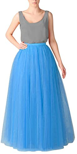 Falda De Tutú Para Mujer Tutu Tul Disfraz Ballet, Triple Capa Adulto Amarilla Blanco Retro Los Años Enagua En Capas Largo Cancan Roja Azul Verde Festival Celebración Niña 80s Carnaval