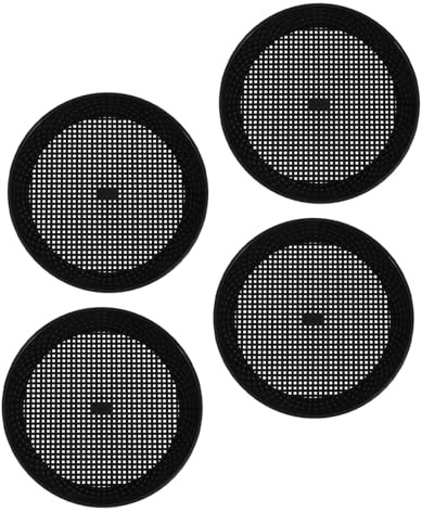 Anneome 4 Pezzi Setaccio per Terriccio da Giardino Rete in Plastica Resistente per Compost e Sabbia Filtro Rotondo per Filtraggio Terreno e Rocce Setaccio Esterno per Piantagione e