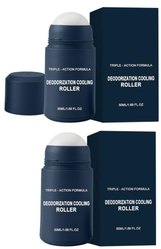 Circuroll Leg Roller, Circuroll Natural Cooling Roller for Legs, Circuroll Leg Cream,Leg Roller Natural Roller for Legs Circuroll Leg Men's Deodorant Roll-On Serum for All Skin Types 50ml (2)