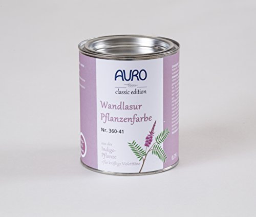 AURO Wandlasur-Pflanzenfarbe - Indigo-Rotviolett - 0,75L
