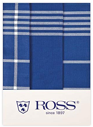 Ross - Geschirrtücher - 1837-3er-Pack (50 x 70cm Blau)