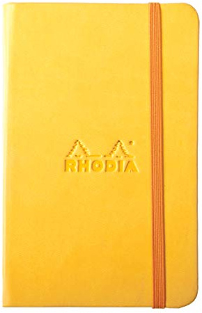 Cuaderno con goma elástica Rhodia 118722 C Book Rhodiarama, 96 hojas, color osterglocke A6