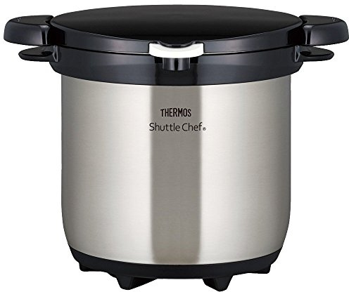 Thermos Vacuum Insulation Cooker Shuttle Chef 4.5L Clear stainless KBG-4500 CS (Japan import) by Thermos