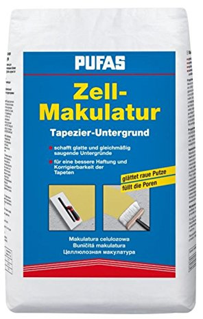 PUFAS Zell Makulatur 5kg - Untergrundvorbereitung Tapezierarbeiten