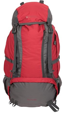 Mountain Warehouse Venture 40-l-Rucksack - Kompressionsriemen, hydratationskompatibel, Regenschutzhülle, Taschen, Damen/Herren - Für Reisen, Festivals, Herbst