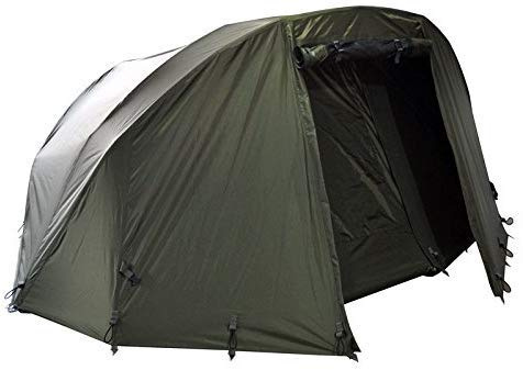 Carpline24 Skin für Angelzelt Economic 1-Mann-Bivvy I Stabiler Zelt-Überwurf wasserdicht 10.000mm Wassersäule I atmungsaktiv I schneller Aufbau I Fishing Tent I Outdoor Camping Festival I 3kg