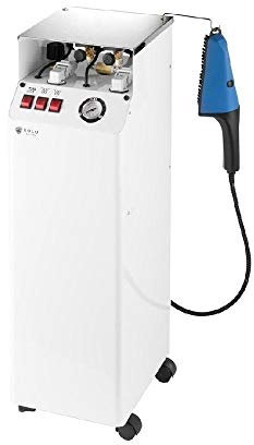 EOLO Centrale Professionnelle AV01 SS RA Remplissage Automatique 2 Brosses à Vapeur Défroisseur Traitement Vertical avec Vapeur Sèche Chaudière en Cuivre à Economie d’Energie Anticalcaire A++