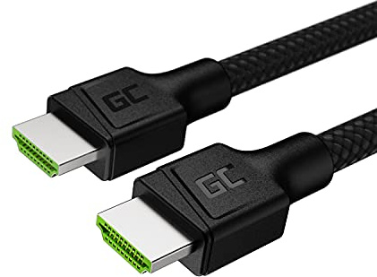 GC StreamPlay HDMI 2.0 High Speed cavo 5m | 4K 2160p 60Hz | 1080p 120Hz/240Hz | 1440p 144Hz | 18 Gbps Ethernet compatibile con Moniteur, HDR, ARC, Ultra HD, Full HD, Dolby Vision, PS5, XBOX, HDTV