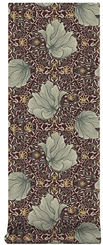 Superfresco Easy Papier peint intissé Grande Fleur Vayen 1005x52cm Bordeaux