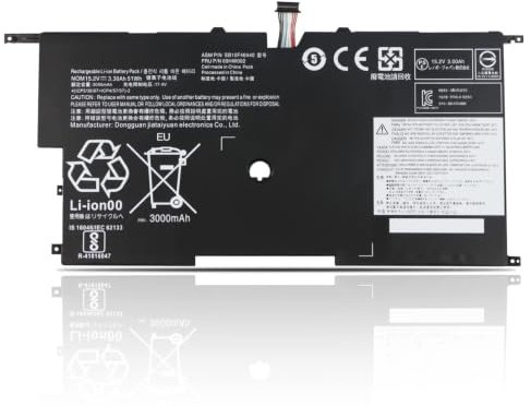 K KYUER 51Wh 00HW002 00HW003 Laptop Akku für Le-novo ThinkPad X1 Carbon G2 G3 2nd 3rd Gen 2 3(2014/2015)Series SB10F46440 SB10F46441 45N1700 45N1701 45N1702 45N1703 Type 20BS 20BT 20A7 20A8 20A7CTO1WW