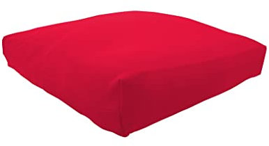 Dukal | Ersatzbezug passend für Ergolution Ergonomisches Kopfkissen (mit Nackenstütze) | 60 x 50 cm | aus hochwertigem DOPPEL-Jersey | 100% Baumwolle | Farbe: rot