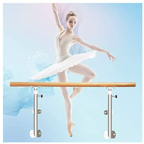 Ballettstange Wandmontierte Ballettstange aus Edelstahl, höhenverstellbare Verlängerungsstange, ideal for Dehnübungen (Size : 1M/3.3FT)