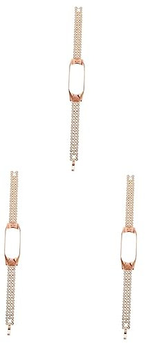 UKCOCO 3piezas Correa De Inoxidable Brillante para Reloj Pulsera Duradera y Elegante Diseño Moderno y Atractivo Compatible Uso Diario y Deportivo