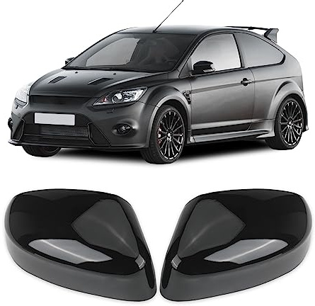 Opaltool Tapa del Espejo retrovisor del Coche para Ford Focus MK2 MK3 MK4 2008-2017, Ford Mondeo 2010-2014, Carcasas de Espejo Retrovisor de Coche Cubierta del Espejo de Ala Lateral de Puerta