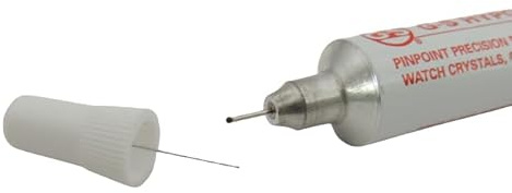 KD89 Hypo Cement - Pegamento universal para plástico, fibra, piedras, perlas y cerámica. Útil para lentes de plástico. Boquilla fina para muy alta precisión.