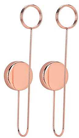 Bild Hängende Clips, 2 Stück Metall Doppelseitig Selbstklebende Wandaufkleber Nachricht Clip Memo Ordner Fotoordner Hängende Fotos Für Notizen Und Kunstwerke (Goldene Rose)