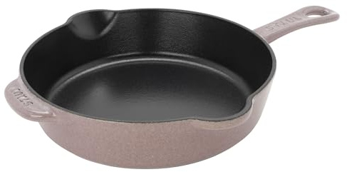 STAUB Cast Iron 8.5-inch Traditional Deep Skillet - Lilac