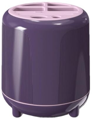 Soporte de utensilios de cocina para encimera, soporte giratorio para utensilios de cocina con base pesada sin punta - Caja de almacenamiento dividida para guardar palillos,