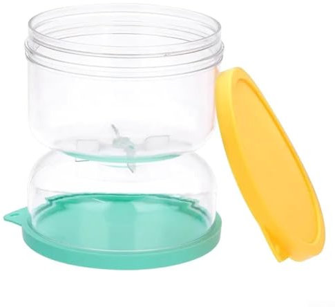 Kimchi-Glas, auslaufsicher, Sanduhr-Abtropfglas mit praktischer Gurkenentnahme für die Küche