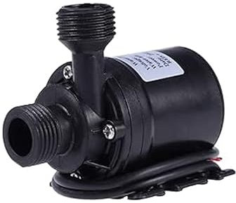 fdsmall DC 12V 800L/H 5M Brushless Tauchwasserpumpe Tauchbare Mini Ultra Leise Wasserpumpe für Brunnen Pool Solar Zirkulation System Wasser Zirkulation System
