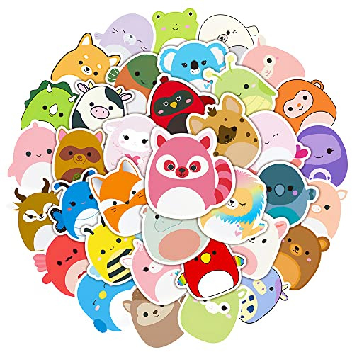 50PCS Cartoons Stickers for Laptop Water Bottle Luggage Snowboard Bicycle Skateboard Decal for Kids Teens Adult Stickers