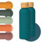 Cold Water Bottle 500ml Leak Proof Thermal Water Bottle with Soft Feel Matte Finish & No straw. Insulated Flask is BPA-Free Ideal Drinks Bottles for Adults Gym or Travel - Hummingbird Blue by Perevor
